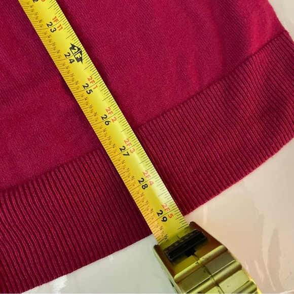 Lane Bryant Long Sleeve Cardigan Maroon - Picture 5 of 5